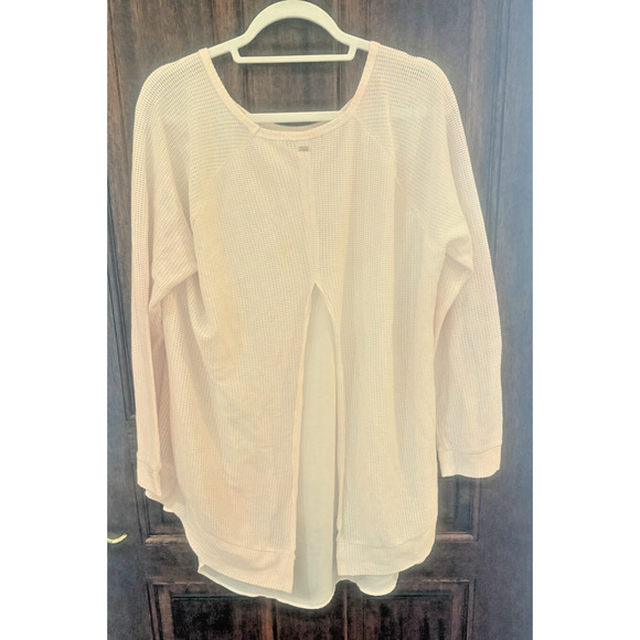 Tommy Hilfiger Pink Layered-Look Hem Sweater X-Large - Picture 4 of 5